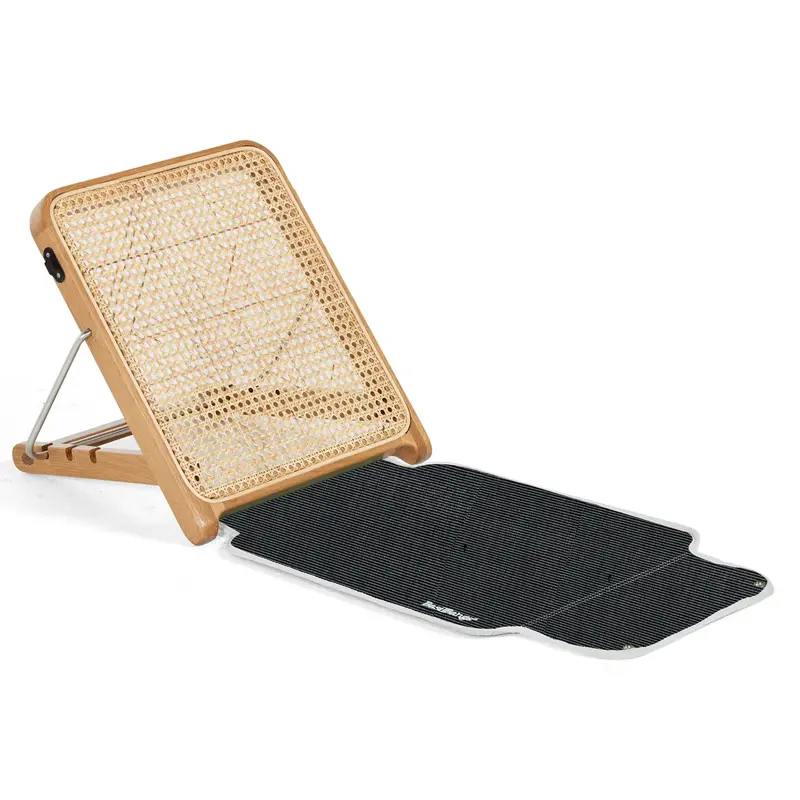 The Lounger in Charcoal Tweed Fabric
