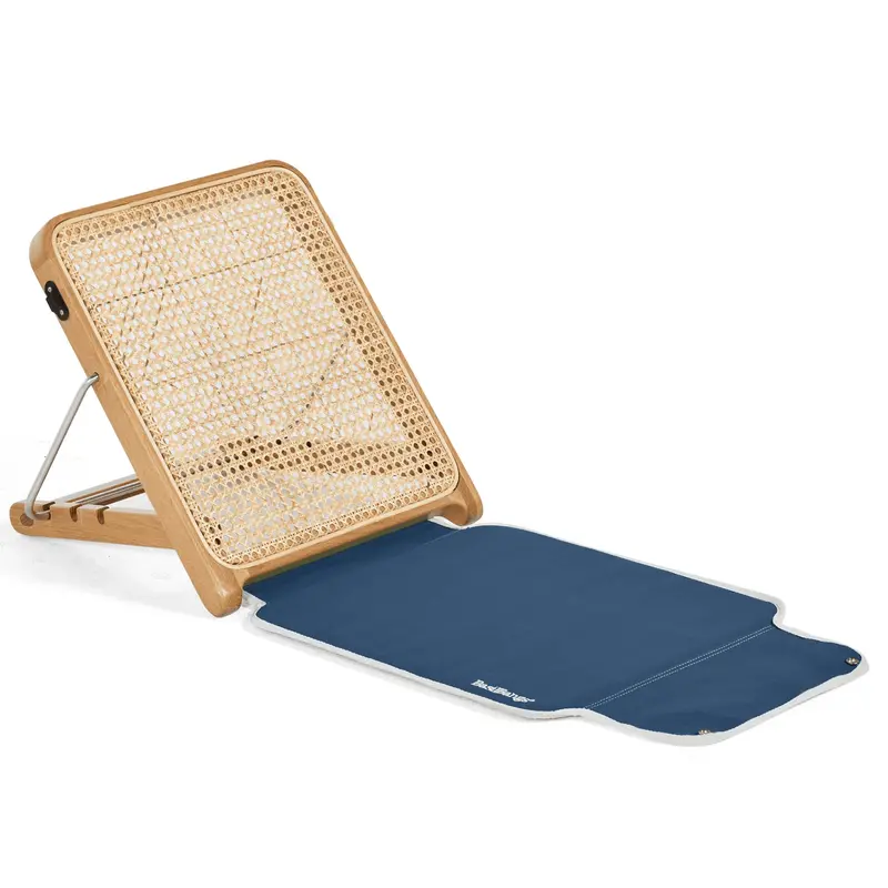 The Lounger in Steel Blue Finish