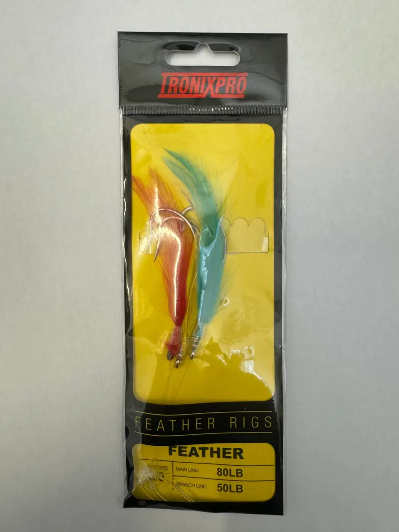 TronixPro Coloured Feather Bait – Hook Size 6/0