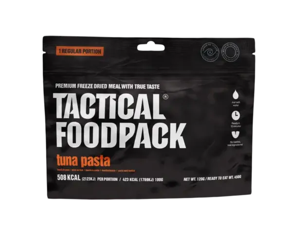 Tuna Pasta Ready Meal – 120g Lightweight Backpacking Dinner