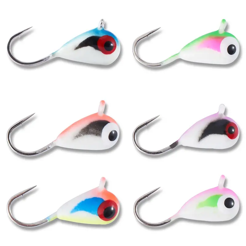 Tungsten Ice Fishing Lure Kit – 6-Piece Variety Pack (BI10)