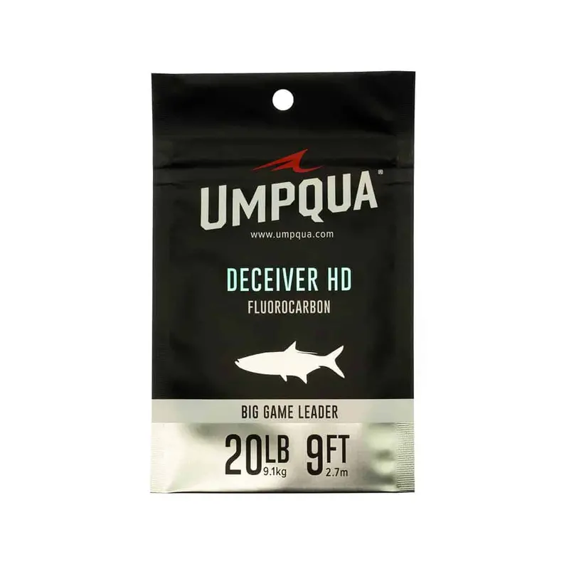 Umpqua Deceiver HD Fluorocarbon Big Game Leader – Single-Pack Heavy-Duty Build
