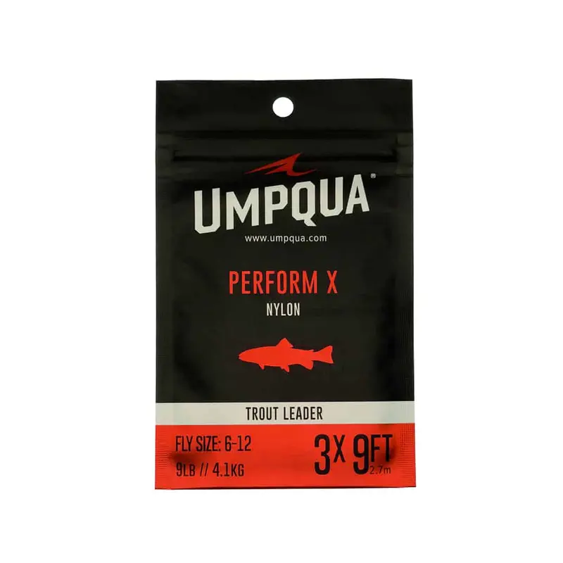 Umpqua Perform X Nylon Trout Leader – Single-Pack Premium Freshwater Leader