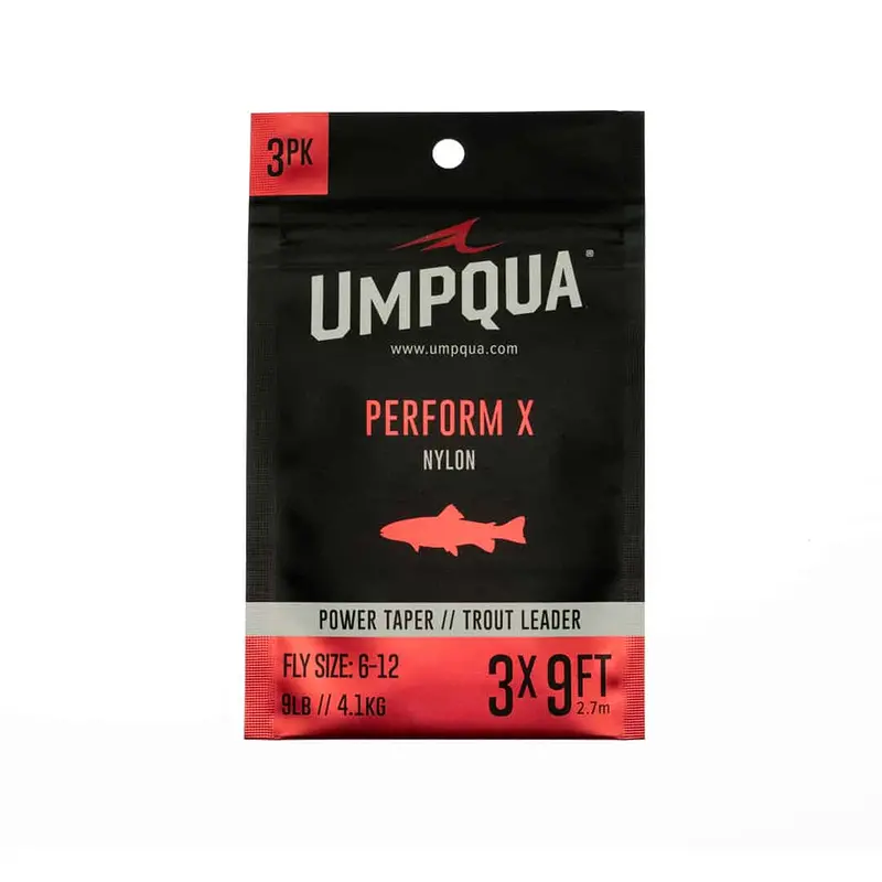 Umpqua Perform X Power Taper Trout Leader – Three-Pack Value Set