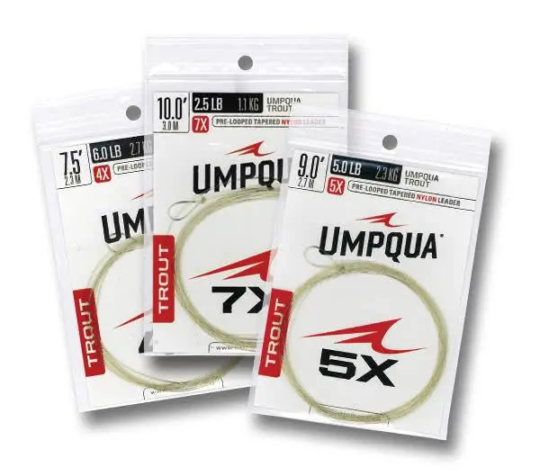 Umpqua Trout Taper Nylon Leader – Single Spool for Targeted Trout Fishing Applications