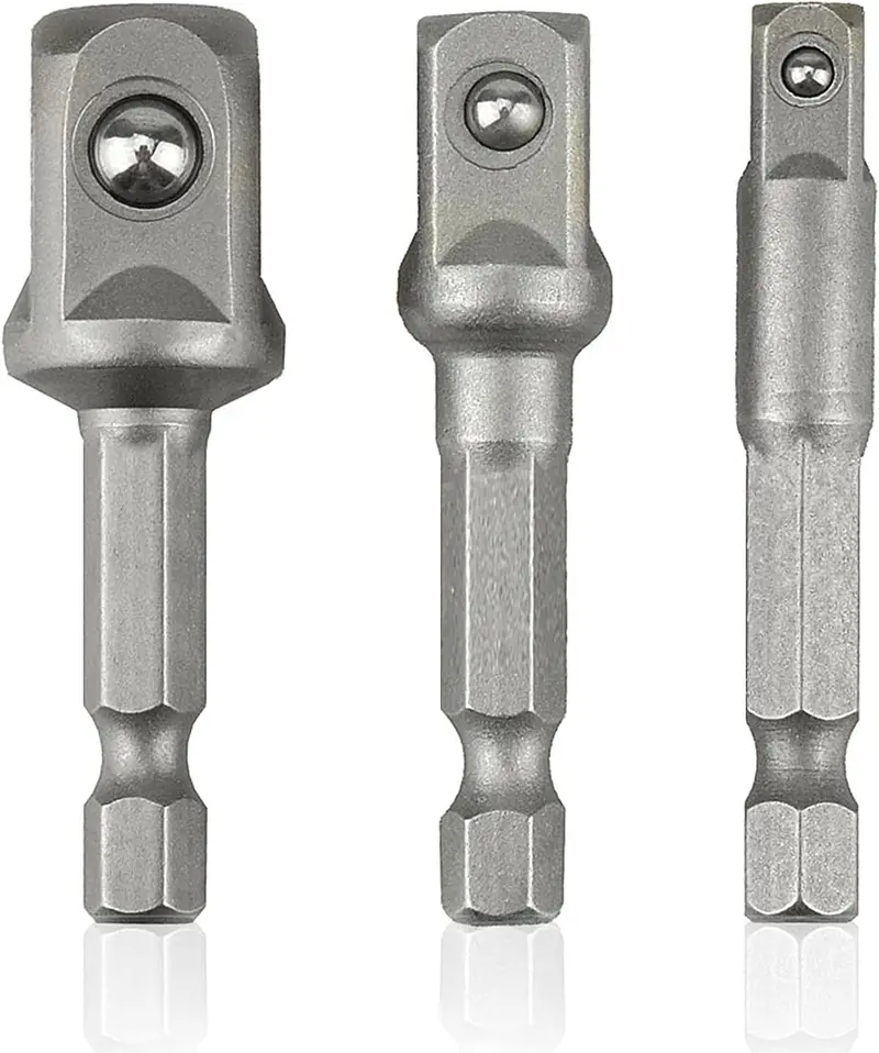 Universal Socket Adapter Set – 1/4″, 3/8″, 1/2″ Drive – Compatible with Topeak, Wolf Tooth & Granit Designs Ratchets