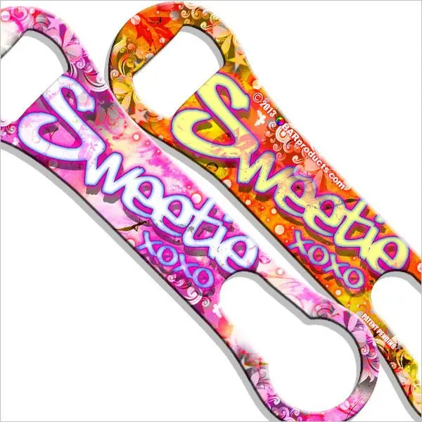 V-Rod Multi-Function Bottle Opener & Pour Spout Remover – Sweetie Edition