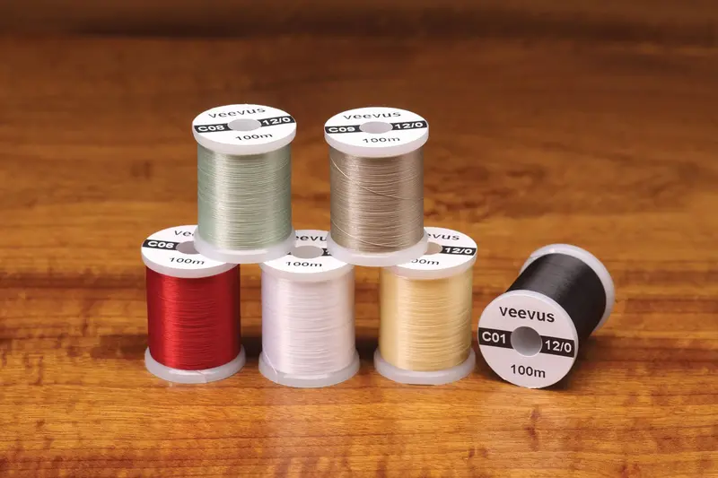 Veevus 12/0 Fly Tying Thread – Premium Strength and Consistency
