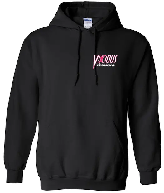 Vicious Classic Pink & Black Pullover Hoodie