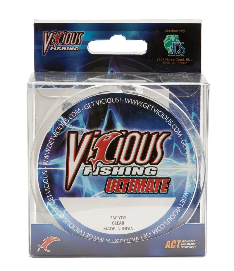 VICIOUS FISHING Ultimate Mono Clear Blue Monofilament Line