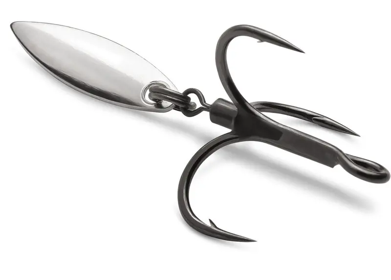 VMC Bladed Hybrid Treble Hook – Short Shank Topwater Design