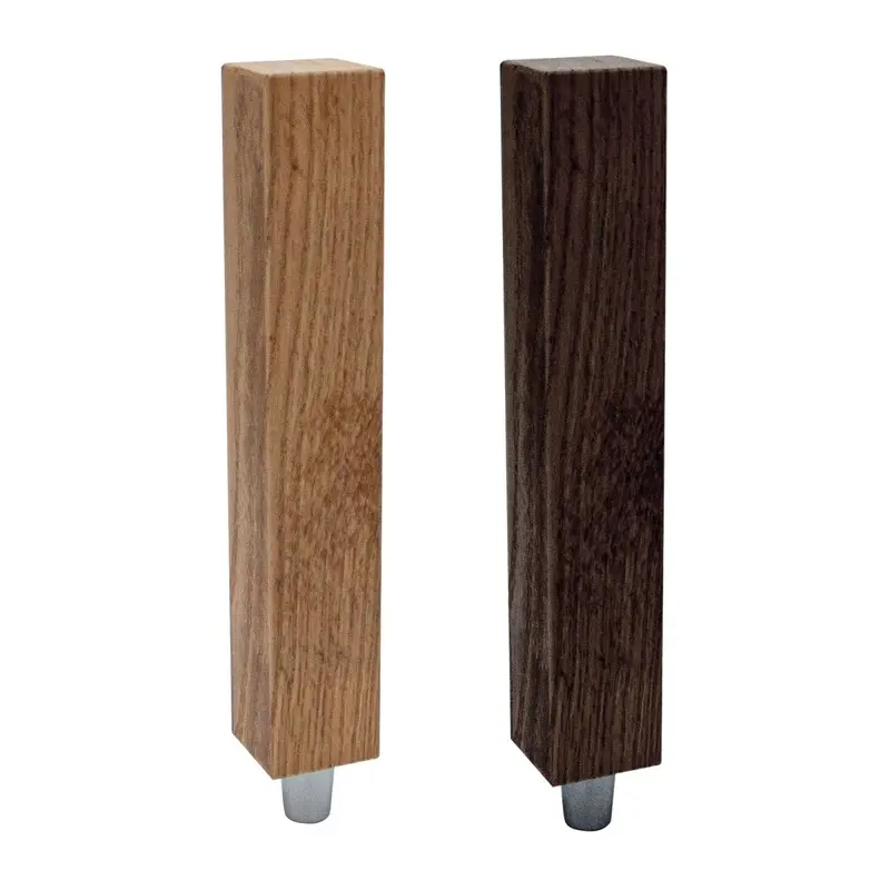 Walnut & Oak Flat-Top Beer Tap Handle – Chalkboard Finish Option