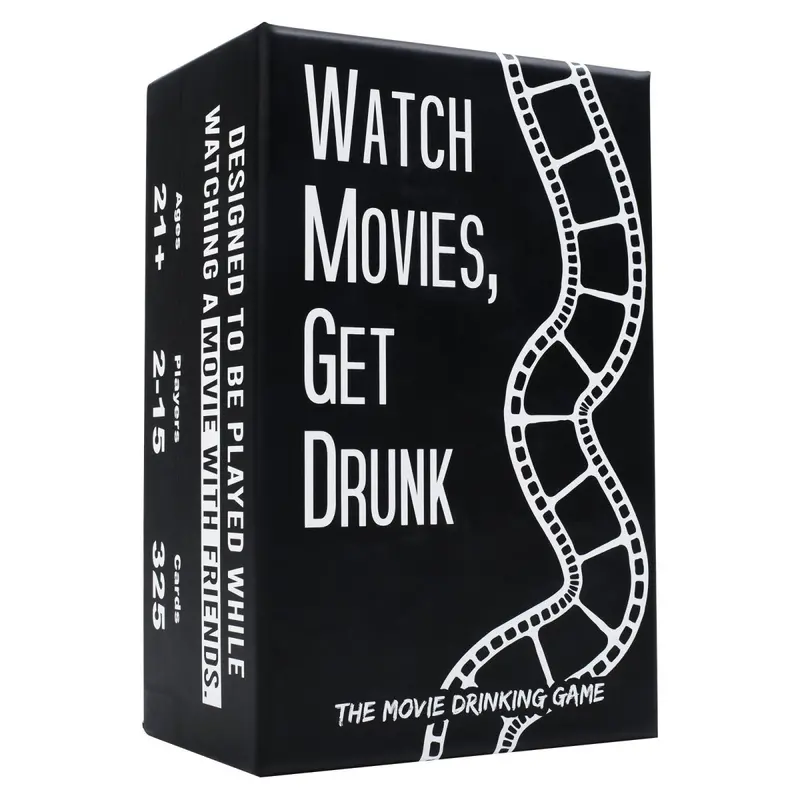 Watch Movies & Get Drunk – Interactive Party Card Game
