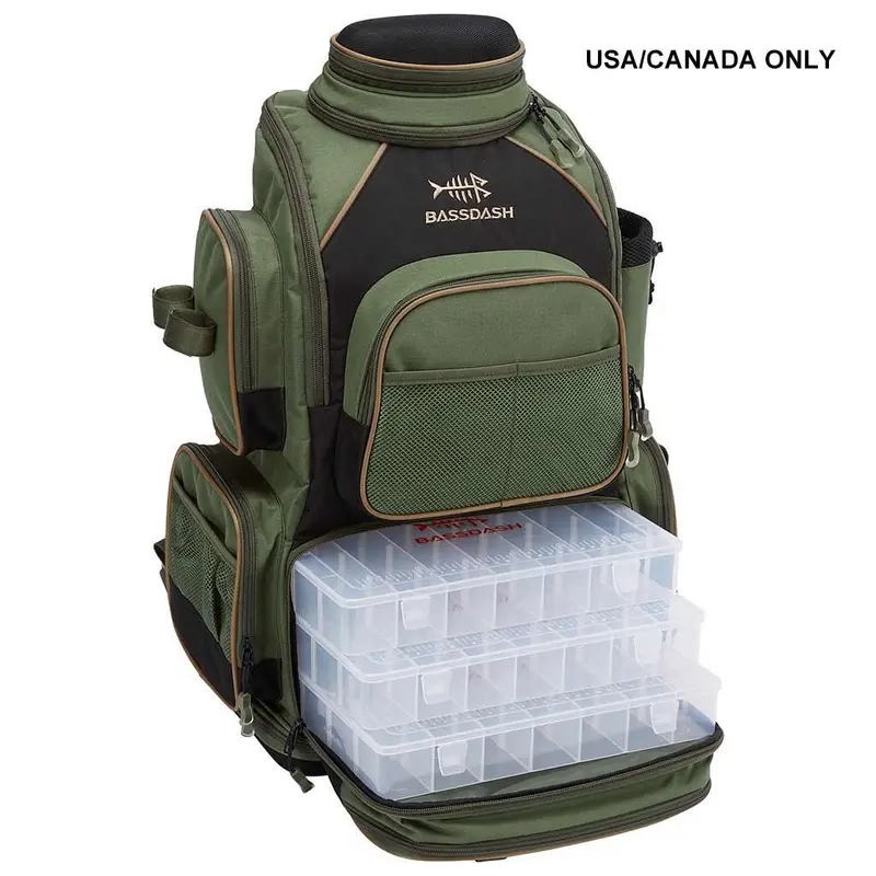 Water-Resistant Tactical Tackle Backpack – 3670 Cubic Inch Capacity