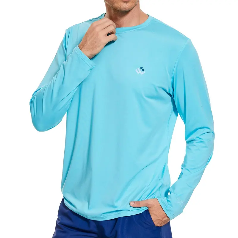 WILDBREATH Men’s Long-Sleeve UPF 50+ Sun Protection T-Shirt
