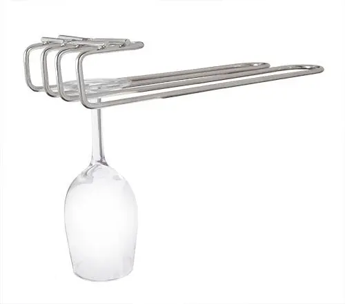 Wire Glass Hangers – Space-Saving Bar Display Organizers