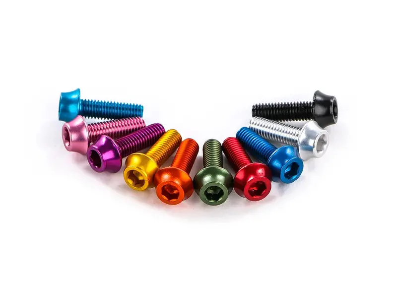 Wolf Tooth Stainless Steel Bottle Cage Bolts – Lightweight Fasteners