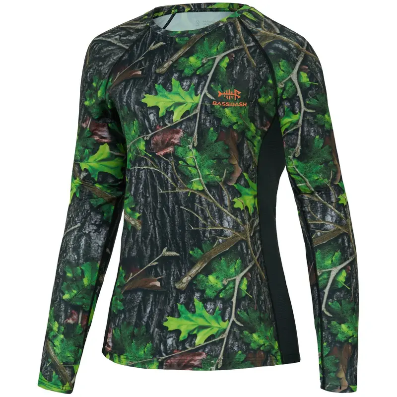 Women’s Camo Hunting Shirt – UV-Protective Long-Sleeve Design
