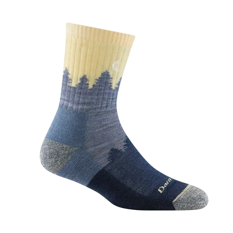 Women’s Treeline Micro Crew Socks – Midweight with Cushion Support