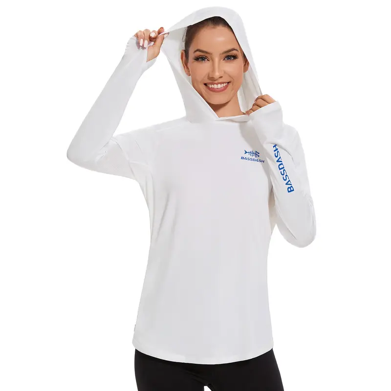 Women’s UPF 50+ Hooded Sun Shirt with Functional Pocket