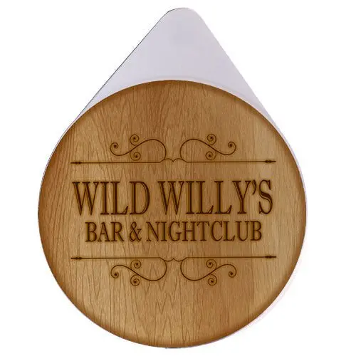 Woodgrain-Design Custom Glass Rimmer Lid – Fully Personalizable