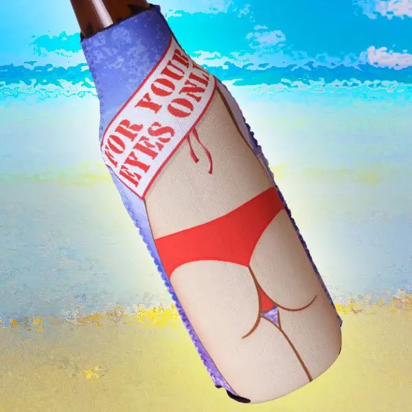 Zipper-Style Insulated Bottle Cooler – Discreet Design