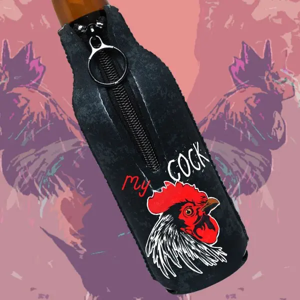 Zipper-Style Insulated Bottle Cooler – Humorous Statement Version