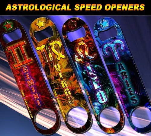 Zodiac Series Speed Bottle Opener and Bar Key – Astrological Design